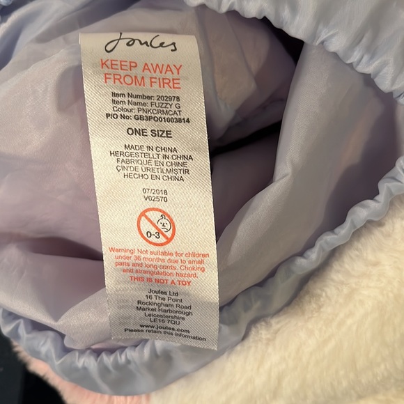 Joules Fuzzy Bunny Backpack - Picture 9 of 9